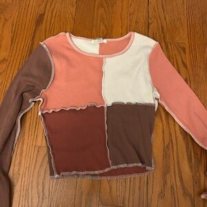 Colorblock Long Sleeve Tee